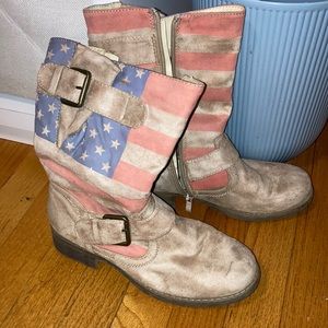 American Flag boots